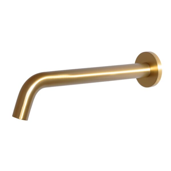 SA10200A Blutide Brushed Brass Wall Spout 250mm_Stiles_Product_Image