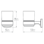 3132CHRM Liquid Red Tumbler and Holder_Stiles_TechDrawing_Image