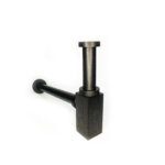 A187MB Giobella Square Black Bottle Trap 32mm_Stiles_Product_Image