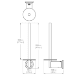 Bathroom Butler 5804 SS Spare Paper Holder_Stiles_TechDrawing_Image