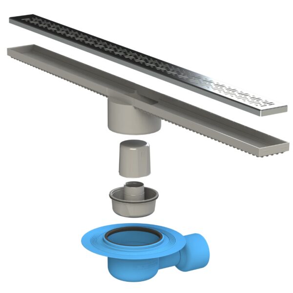 Hydrotec Michelle Linear 70mm Hori Shower Drain 900mm_Stiles_Product_Image