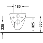 222809 Duravit D-Code Toilet Back to wall WM Med Pan_Stiles_TechDrawing_Image5