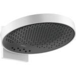 26234-700 Hansgrohe Rainfinity Matt White Shower Head 360mm_Stiles_Product_Image