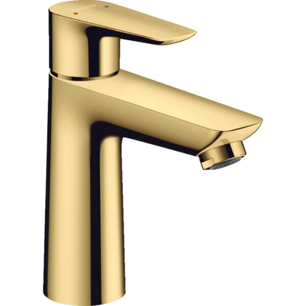 71712-993 Hansgrohe Talis E Pol Gld Opt Basin Mixer 110 without waste set_Stiles_Product_Image