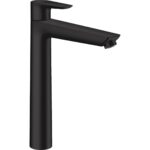 71717-673_670 Hansgrohe Talis E Tall Matt Black Basin Mixer 240_Stiles_Product_Image