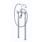 Perrin & Rowe FM Bath Mixer White Lever Handles_Stiles_Product_Image