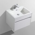 R600 WH GioBella Simplicity 600 White Cupboard and Basin 600mm_Stiles_Product_Image