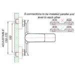 SH0B030 Blutide Shore Black Bath Mixer wt Standared Offset_Stiles_TechDrawing_Image