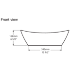 VB-AML-55-NO V+A Amalfi White Freestanding Basin_Stiles_TechDrawing_Image3