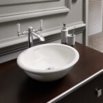 VB-DRA-40-NO V+A Drayton 40 White Gloss Basin_Stiles_Product_Image