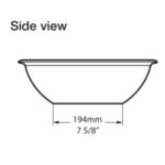 VB-DRA-40-NO V+A Drayton 40 White Gloss Basin_Stiles_TechDrawing_Image2