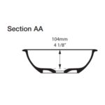 VB-DRA-40-NO V+A Drayton 40 White Gloss Basin_Stiles_TechDrawing_Image3