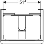 500.352.JR.1 Geberit Smyle Square Hickory 2D Cabinet_Stiles_TechDrawing_Image4