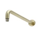 MA09-400 Meir Round Tiger Bronze Gold Curved Wall Shower Arm_Stiles_Product_Image