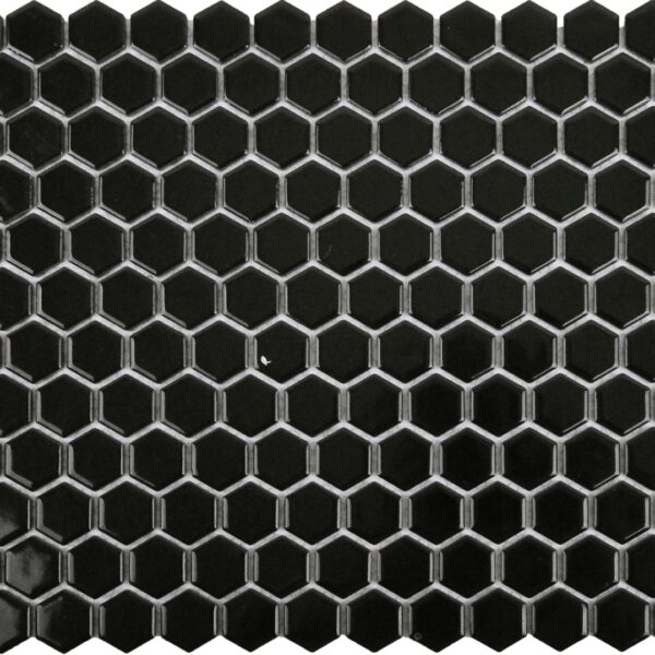 889 Douglas Jones Hexagon Black Gloss 260x305mm_Stiles_Product_Image