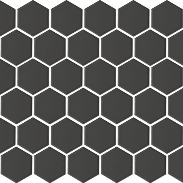 895 Douglas Jones Hexagon Black Matt 281x325mm_Stiles_Product_Image