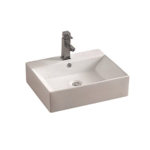 IVY-2364 GioBella Ivy Beca White Counter Top Basin 400x510x140mm_Stiles_Product_Image