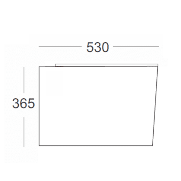 IVY-24003 GioBella Ivy Sintra Wall-hung Pan and SC Seat_Stiles_TechDrawing_Image