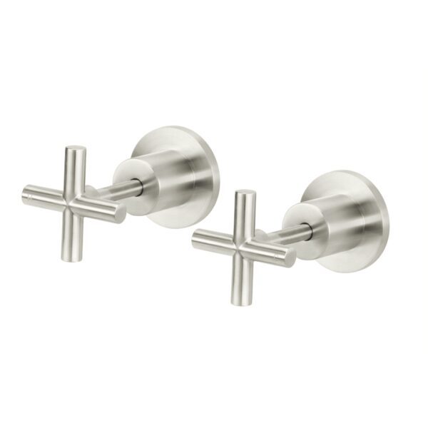 MW08JL-PVDBN Meir Brushed Nickel Cross Handle Jumper Valve Wall_Stiles_Product_Image