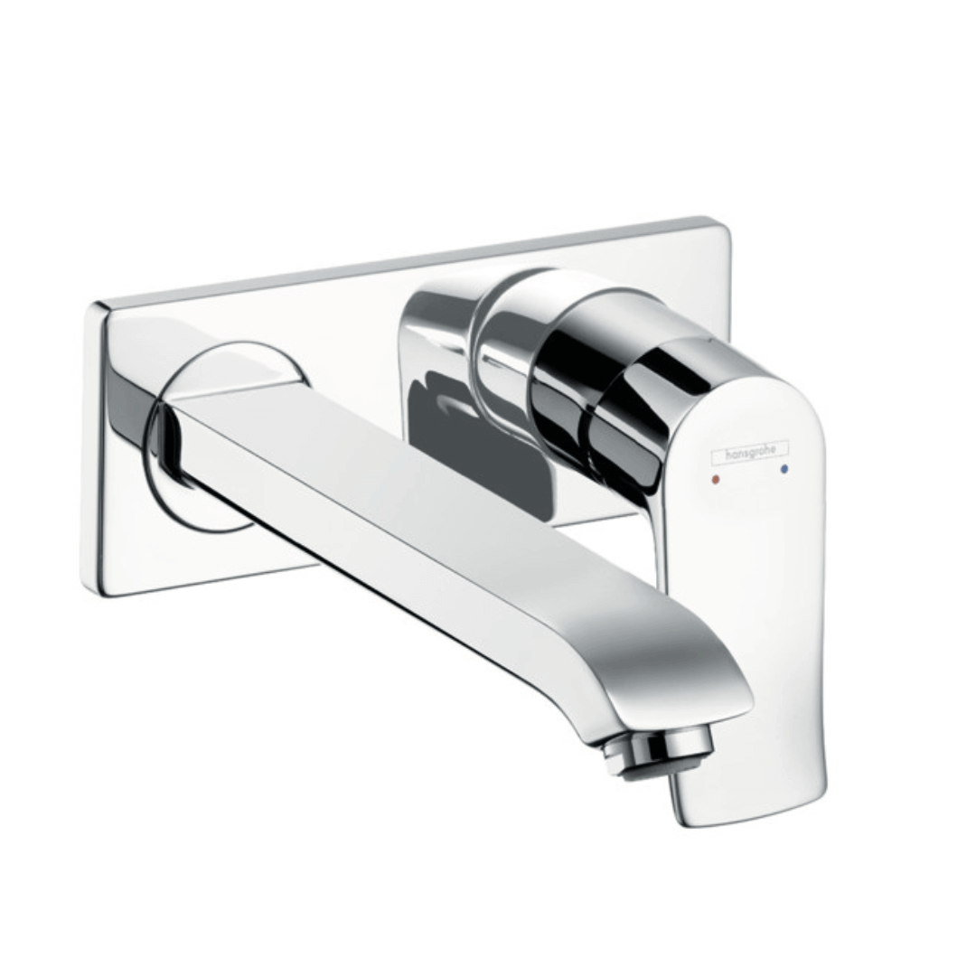31086000 Hansgrohe Metris Single Lever Basin Mixer Concealed Installation Wall Type 225mm Spout Stiles Product Image 