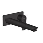 71734670 Hansgrohe Talis E Matt Black Single Lever Basin Mixer Concealed Installation Wall-Type Spout 225mm_Stiles_Product_Image