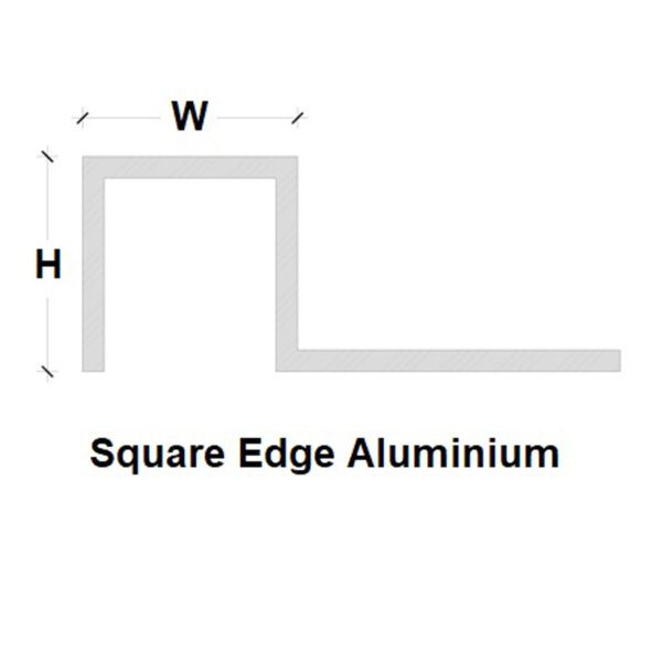 7_Sure Strip Square Edge Black Aluminium 12mm_Stiles_TechDrawing_Image