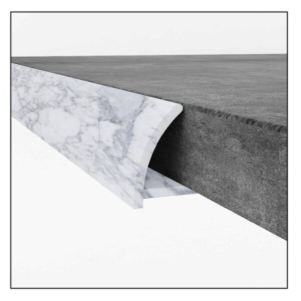 Sure Strip PVC Marble Light Grey Edge 9mm_Stiles_Product_Image