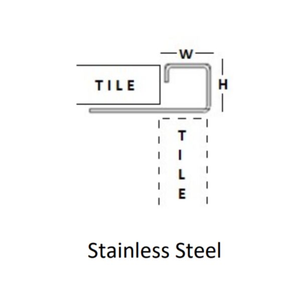 Sure Strip Square Edge SS 10mm 316 grade_Stiles_TechDrawing_Image
