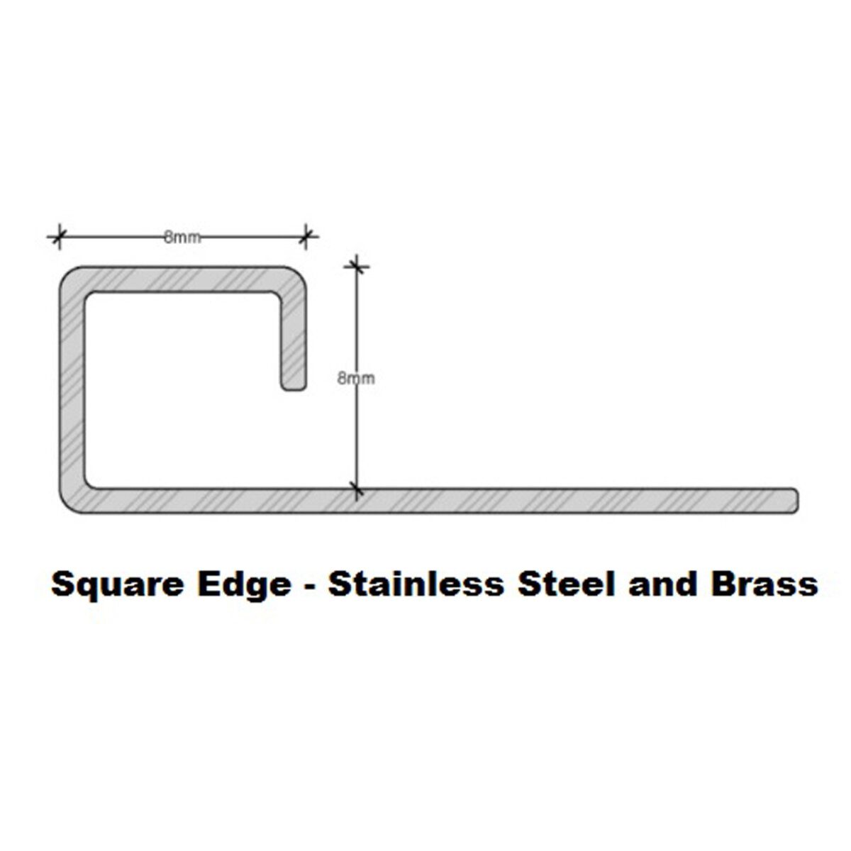 Sure Strip Square Edge SS 8mm 430 grade_Stiles_TechDrawing_Image