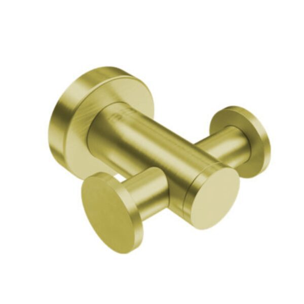 4611 Bathroom Butler 4600 Brushed Champagne Gold Double Robe Hook_Stiles_Product_Image