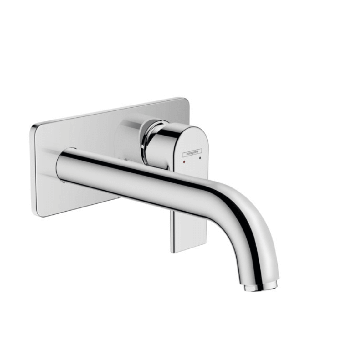 Hansgrohe Vernis Shape Wall Type Basin Mixer With Spout Stiles