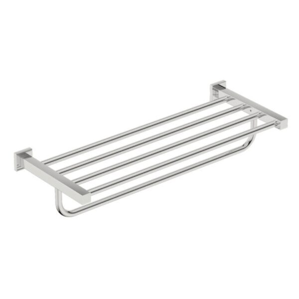 8593 Bathroom Butler 8500 Premium Polished Stainless Steel Towel Shelf and Bar 650mm_Stiles_Product_Image