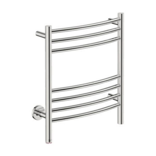 NAT07222-PTS Bathroom Butler Natural Stainless Steel 7 Bar Curved Heated Rail 500mm_Stiles_Product_Image