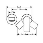 75050670 Hansgrohe Vivenis MB 2 hole basin mixer 195mm_Stiles_TechDrawing_Image2