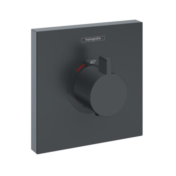 15760670 Hansgrohe ShowerSelect HighFlow Matt Black Thermostat_Stiles_Product_Image