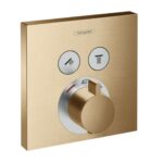 15763140 Hansgrohe ShowerSelect Brushed Bronze Thermostat (2 Functions)_Stiles_Product_Image