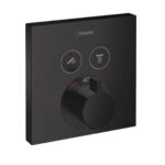 15763670 Hansgrohe ShowerSelect Matt Black Thermostat (2 Functions)_Stiles_Product_Image