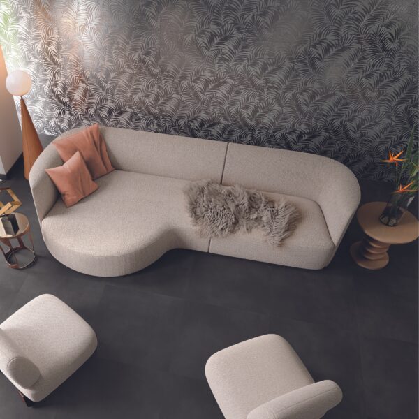 Decobella Milano Mood Tropical Bianco e Nero Matt with Gloss 500x1200mm_Stiles_Lifestyle_Image