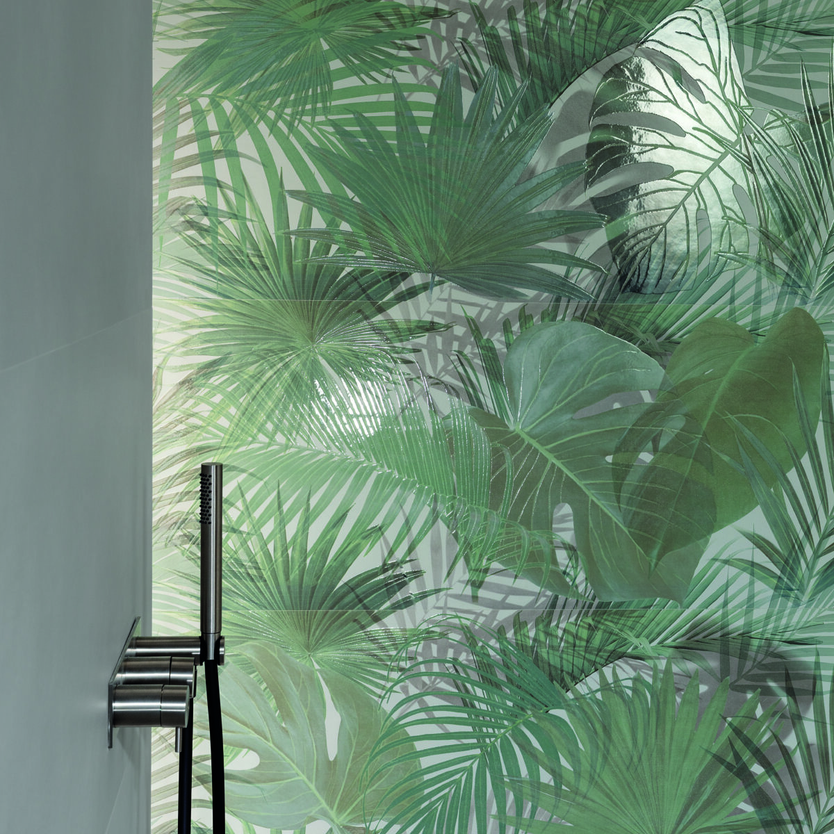 Decobella Milano Mood Tropical Verde Matt with Gloss 500x1200mm_Stiles_Lifestyle_Image3