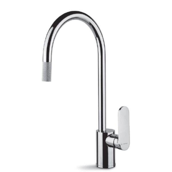 Newform X-Light Round Sink Mixer (with pull-out spout)_Stiles_Product_Image