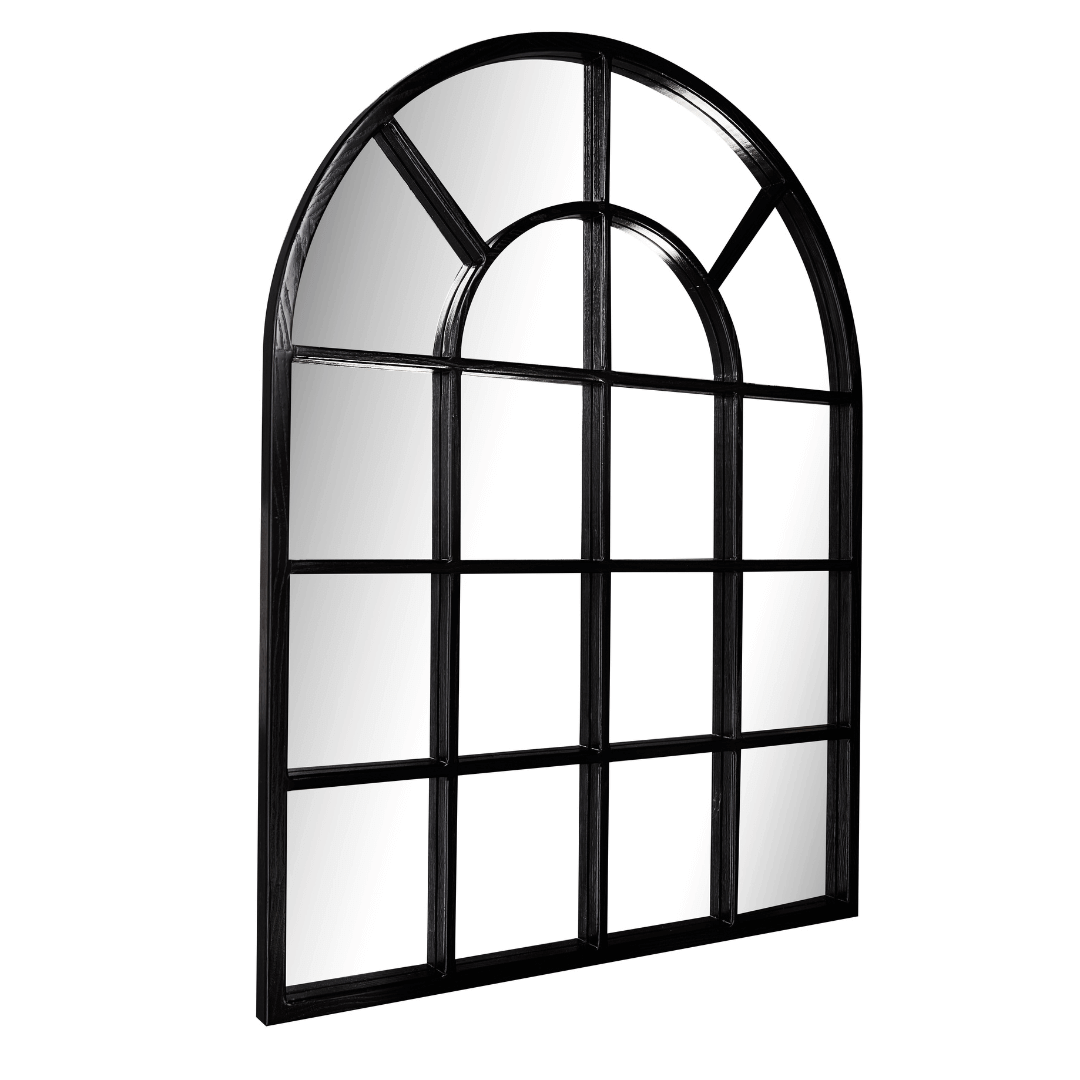 Paramount Mirrors Contemporary Arch Black Mirror 1200x900mm - Stiles