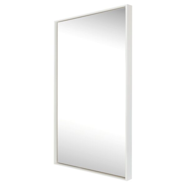 Paramount Mirrors Lily Floating Box Small White Mirror 900x600mm_Stiles_Product_Image