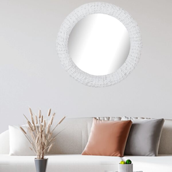 Paramount Mirrors Wicker White Wash Mirror 700x700mm_Stiles_Lifestyle_Image