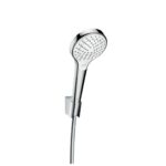 26421400 Hansgrohe Croma Select S White Chrome Hand Shower Set 110mm Vario with Hose_Stiles_Product_Image 2