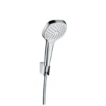26425400 Hansgrohe Croma Select E White Chrome Hand Shower Set 110mm Vario with Hose 1250mm_Stiles_Product_Image 2