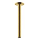 27389990 Hansgrohe Polished Gold Optic Ceiling Connector S 300mm_Stiles_Product_Image