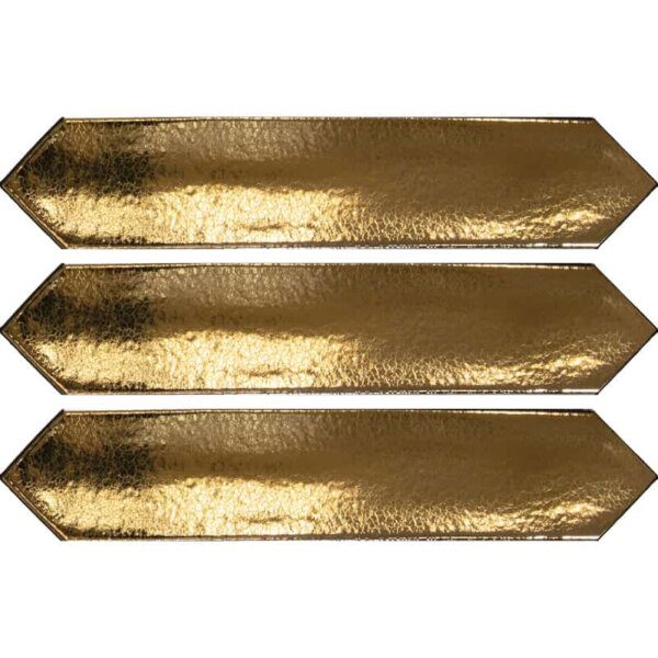 Decobella Arrow Lanse Gold Gloss 50x250mm_Stiles_Product_Image