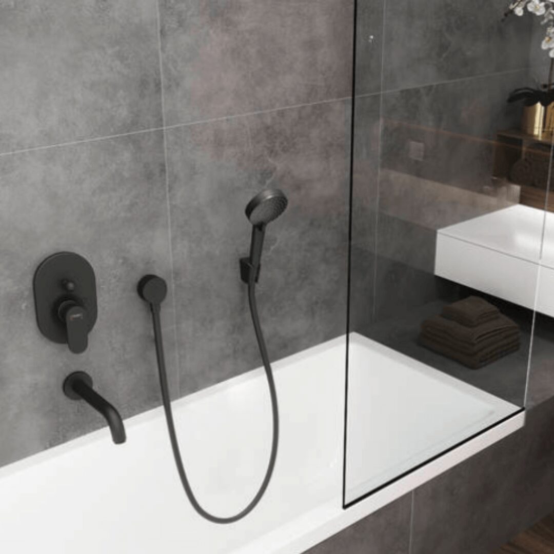 Hansgrohe Vernis Blend Matt Black Hand Shower Mm Stiles