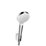 26690400 Hansgrohe Crometta White Chrome Hand Shower Set 100mm with Hose 1250mm_Stiles_Product_Image