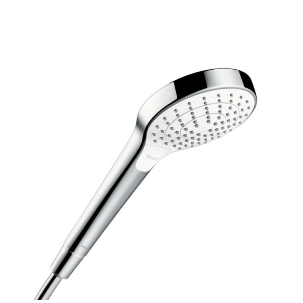 26802400 Hansgrohe Croma Select S White Chrome Vario Hand Shower 110mm_Stiles_Product_Image